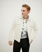 Soft Twill Trucker Jacket, , hi-res